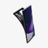 ACS01392 - Galaxy Note 20 Ultra Liquid Air Case in matte black showing the back